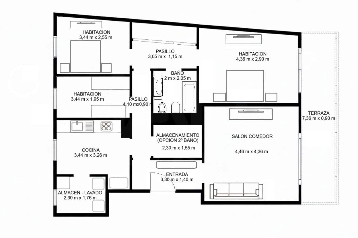 3 soverom Leilighet til salgs i Barcelona by - € 425 000 (Ref: 9993721)