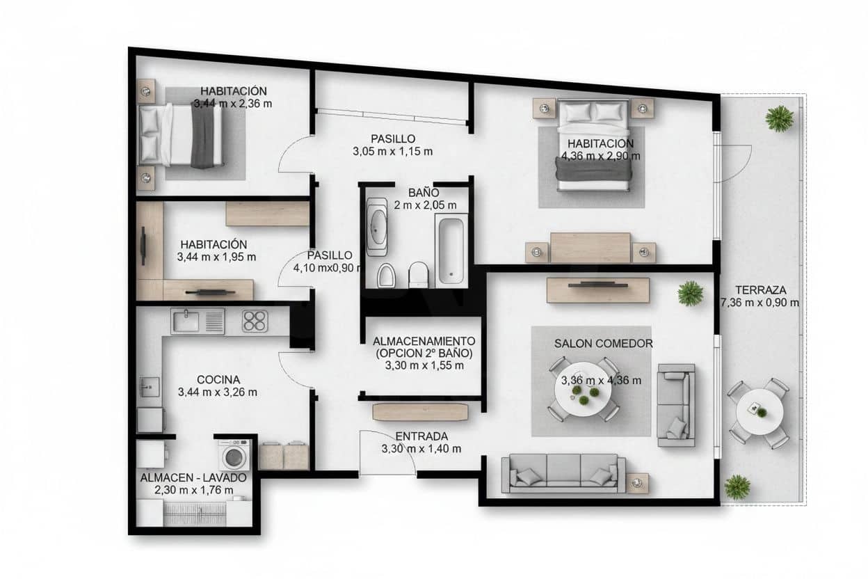 3 soverom Leilighet til salgs i Barcelona by - € 425 000 (Ref: 9993721)