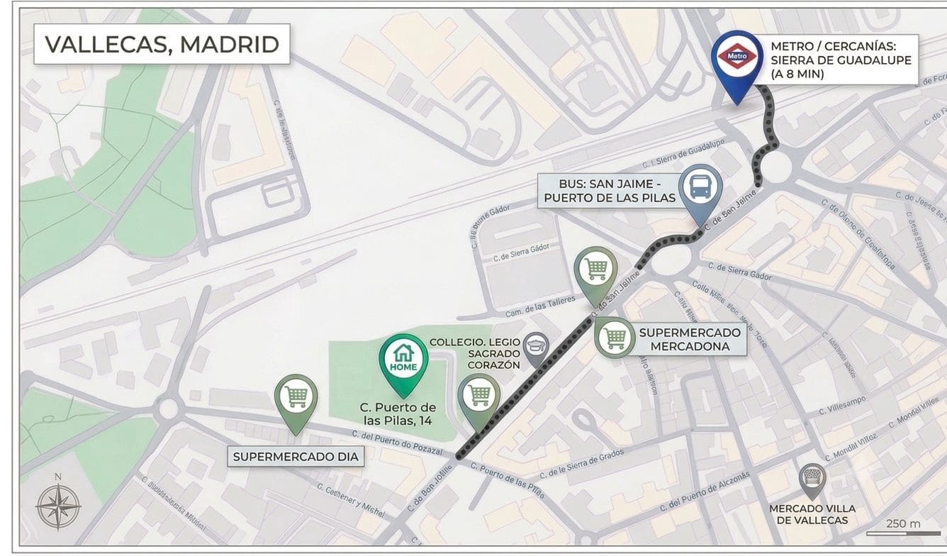 3 sovrum Lägenhet till salu i Madrid stad - 210 000 € (Ref: 9993723)