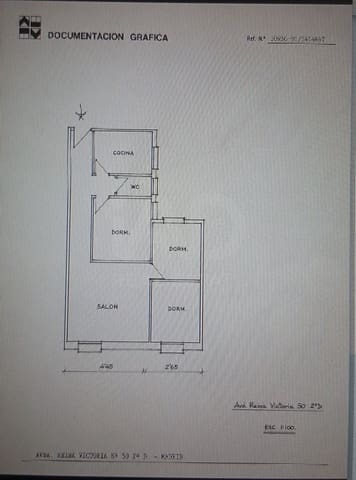 3 soveværelse Lejlighed til salg i Castilla, Madrid by - € 470.000 (Ref: 9996315)