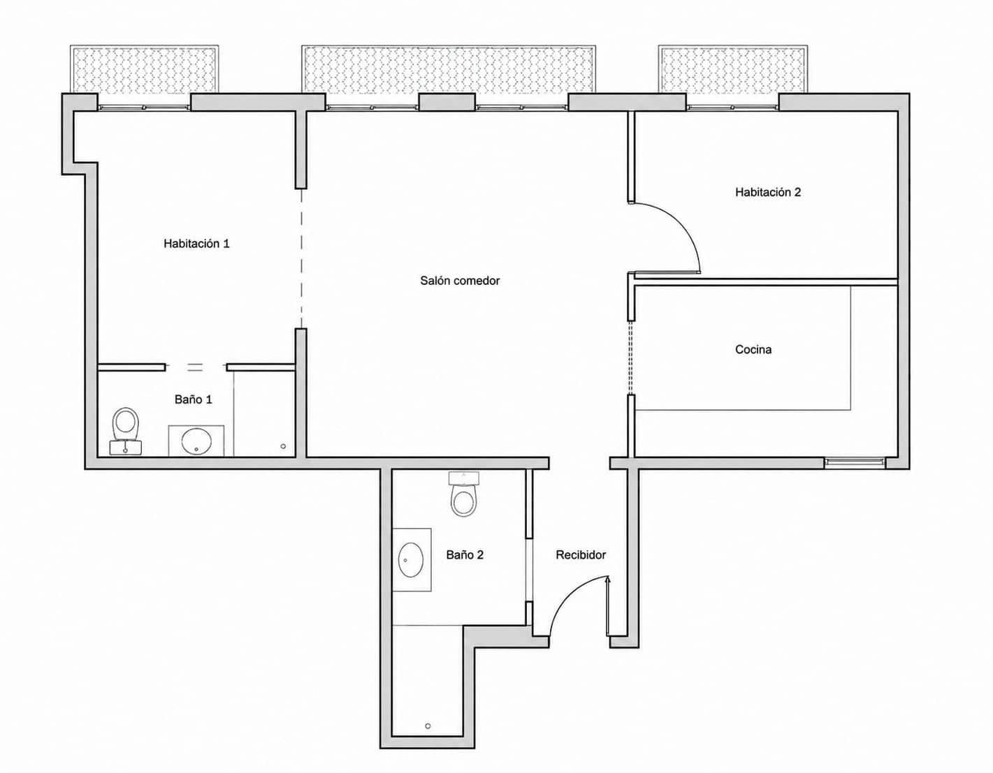 2 soveværelse Lejlighed til salg i Barcelona by - € 750.000 (Ref: 9997833)