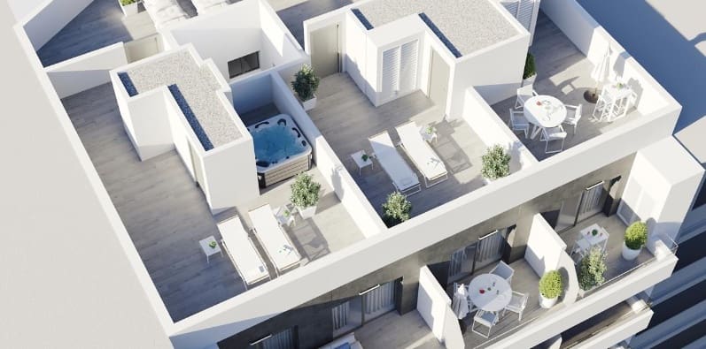 Apartamento de 2 habitaciones en Torrevieja en venta con piscina garaje - 299.000 € (Ref: 9904976)