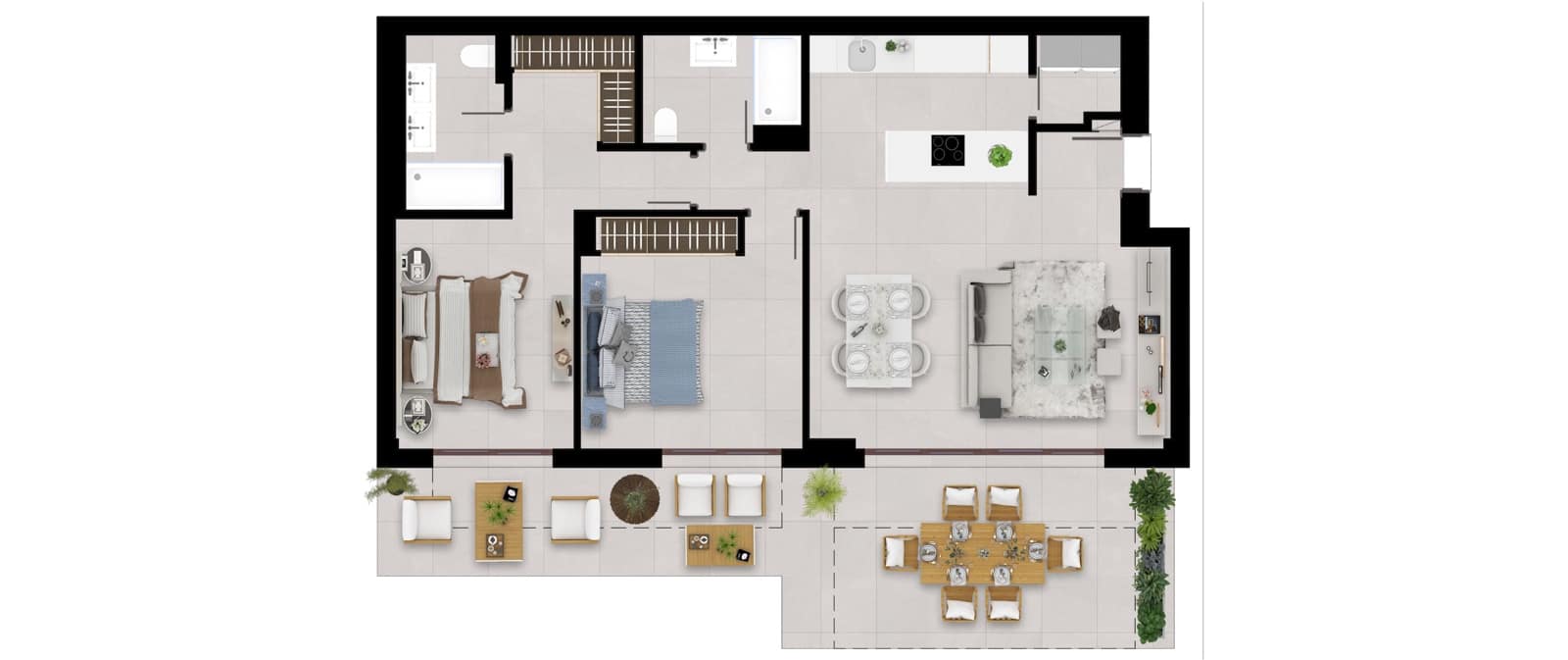 2 quarto Apartamento para venda em Istan com piscina garagem - 460 000 € (Ref: 9829781)