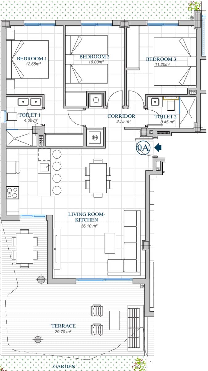 3 soveværelse Lejlighed til salg i Fuengirola med swimmingpool garage - € 595.000 (Ref: 9829786)