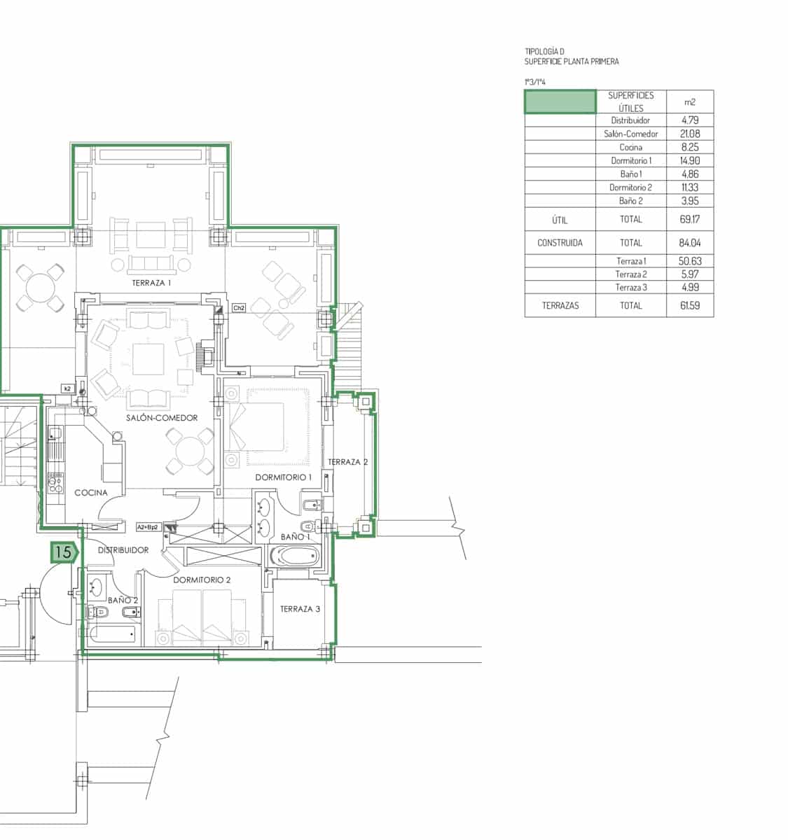 2 bedroom Apartment for sale in Marbella with pool garage - € 475,000 (Ref: 9829791)