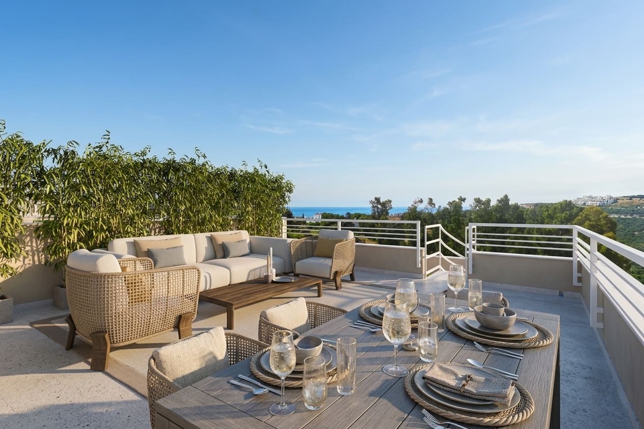 2 bedroom Penthouse for sale in Estepona with pool garage - € 430,000 (Ref: 9829807)
