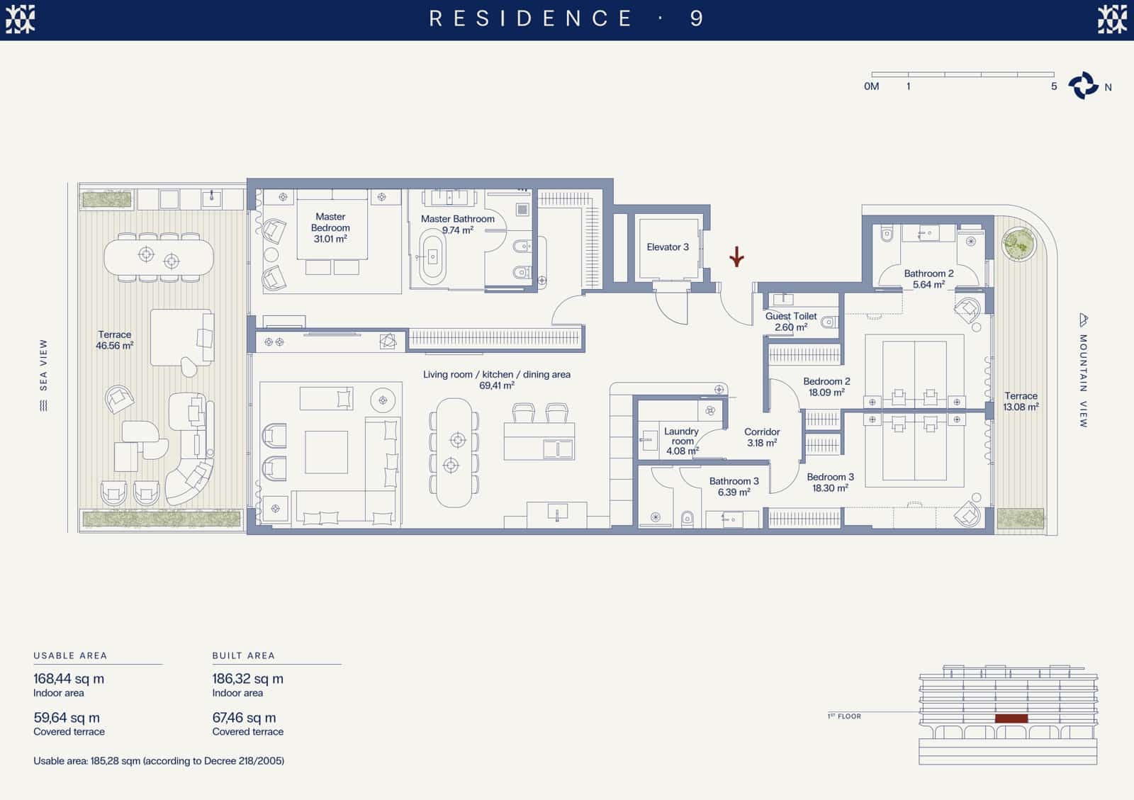 3 bedroom Apartment for sale in Estepona with pool garage - € 2,500,000 (Ref: 9829816)
