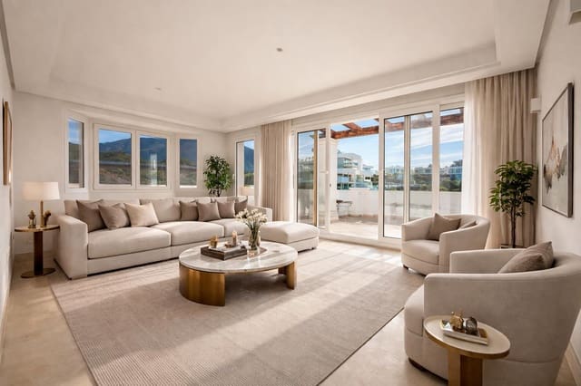 2 Zimmer Penthouse zu verkaufen in Marbella mit Pool Garage - 558.000 € (Ref: 9829817)