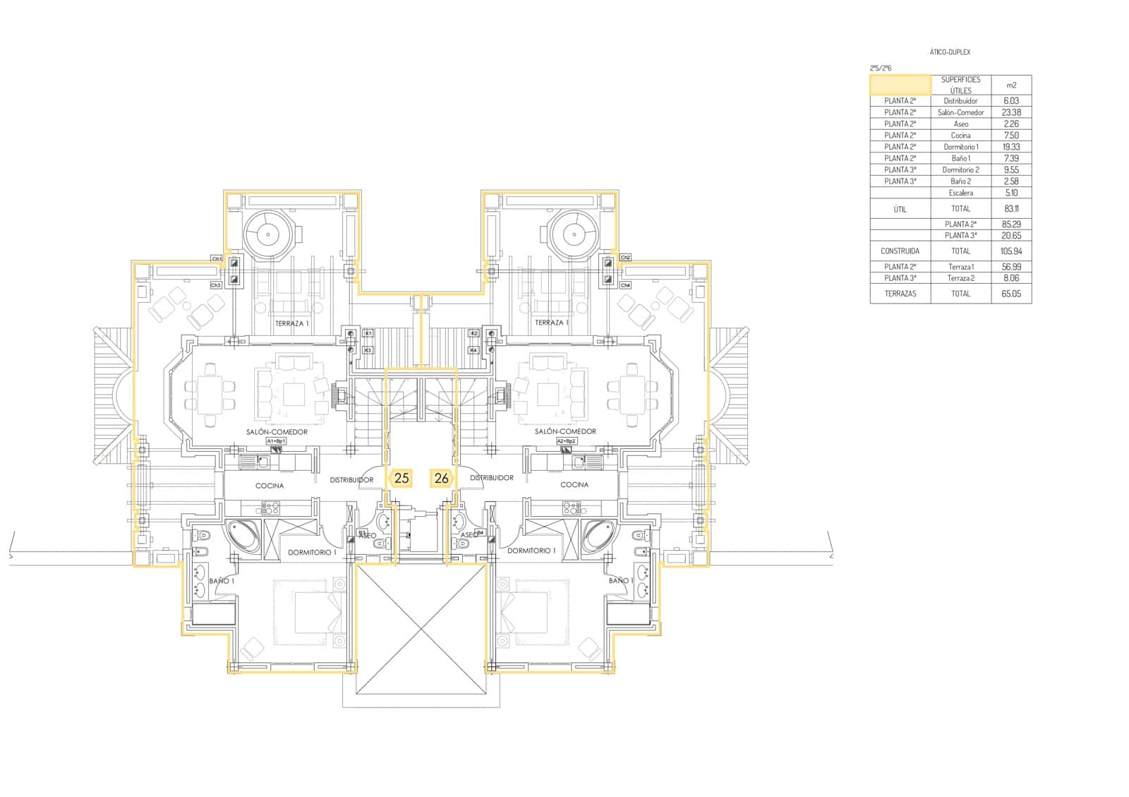 2 soverom Penthouse til salgs i Marbella med svømmebasseng garasje - € 558 000 (Ref: 9829817)