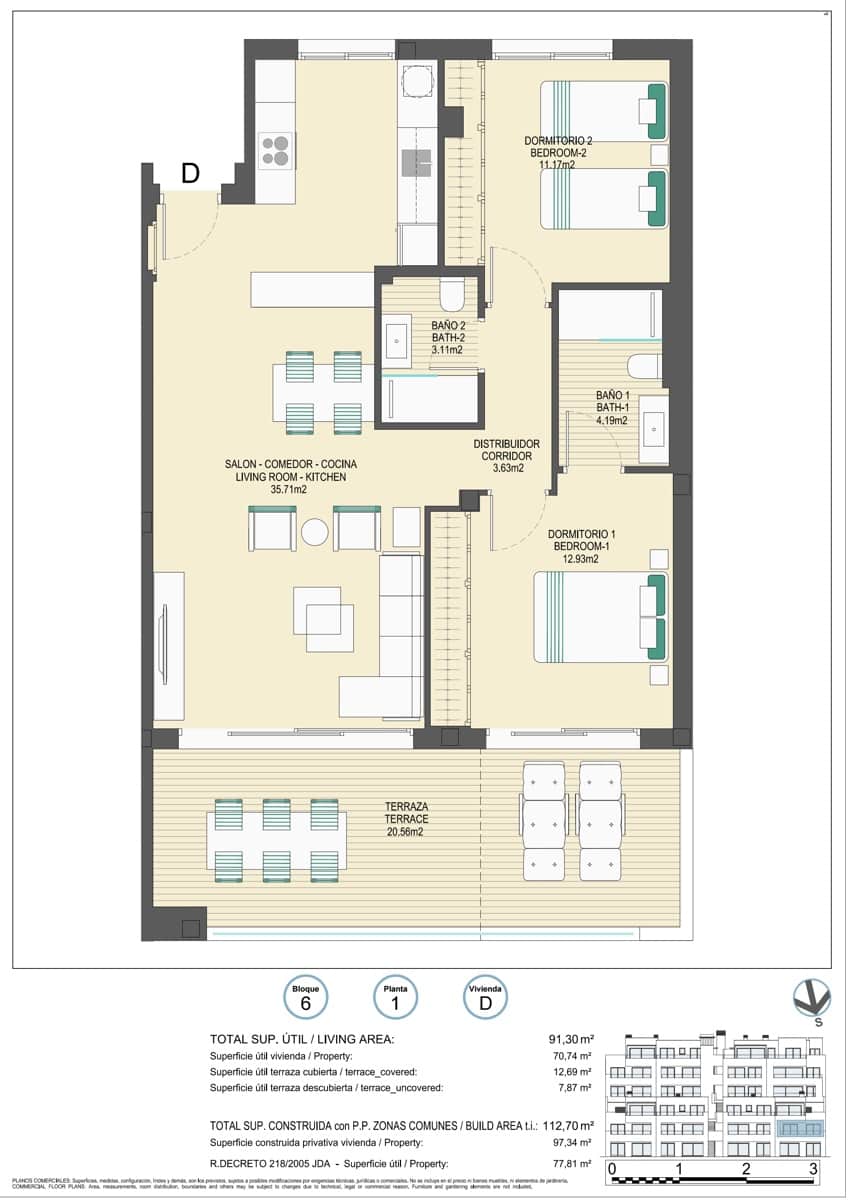 2 sovrum Lägenhet till salu i Casares med pool garage - 398 000 € (Ref: 9829826)