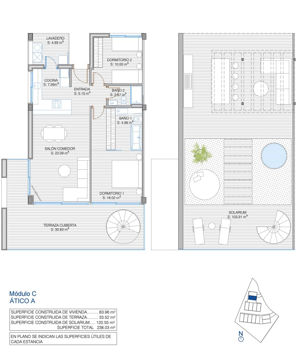 2 bedroom Penthouse for sale in Fuengirola with pool garage - € 775,000 (Ref: 9829827)