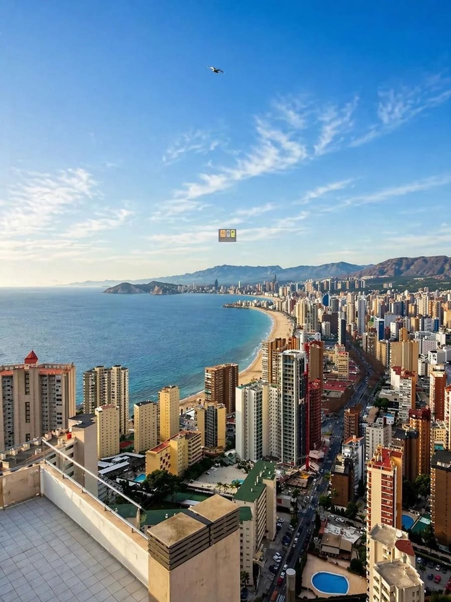 3 Zimmer Penthouse zu verkaufen in Benidorm mit Pool - 890.000 € (Ref: 10007986)