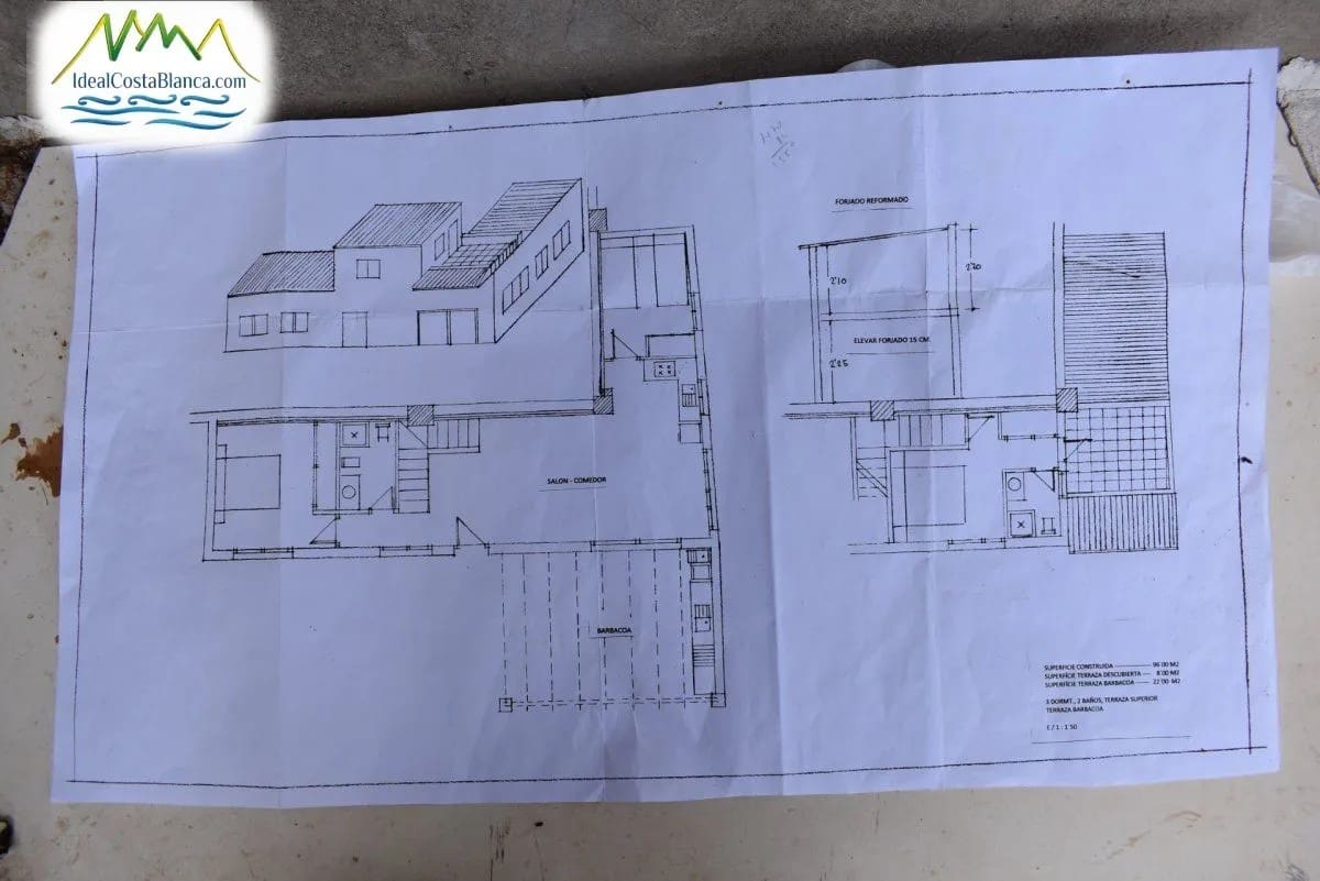 2 soveværelse Finca/Landehus til salg i Altea med garage - € 390.000 (Ref: 9847982)