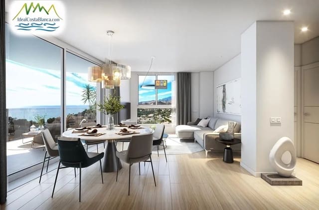 Apartamento de 2 habitaciones en Plans - Gasparot, La Villajoyosa / Vila Joiosa en venta con piscina garaje - 375.000 € (Ref: 9847985)