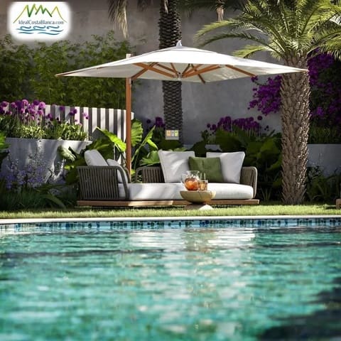 Apartamento de 2 habitaciones en Plans - Gasparot, La Villajoyosa / Vila Joiosa en venta con piscina garaje - 375.000 € (Ref: 9847985)