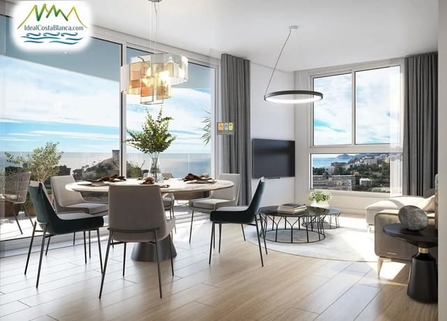 Apartamento de 2 habitaciones en Plans - Gasparot, La Villajoyosa / Vila Joiosa en venta con piscina garaje - 375.000 € (Ref: 9847985)