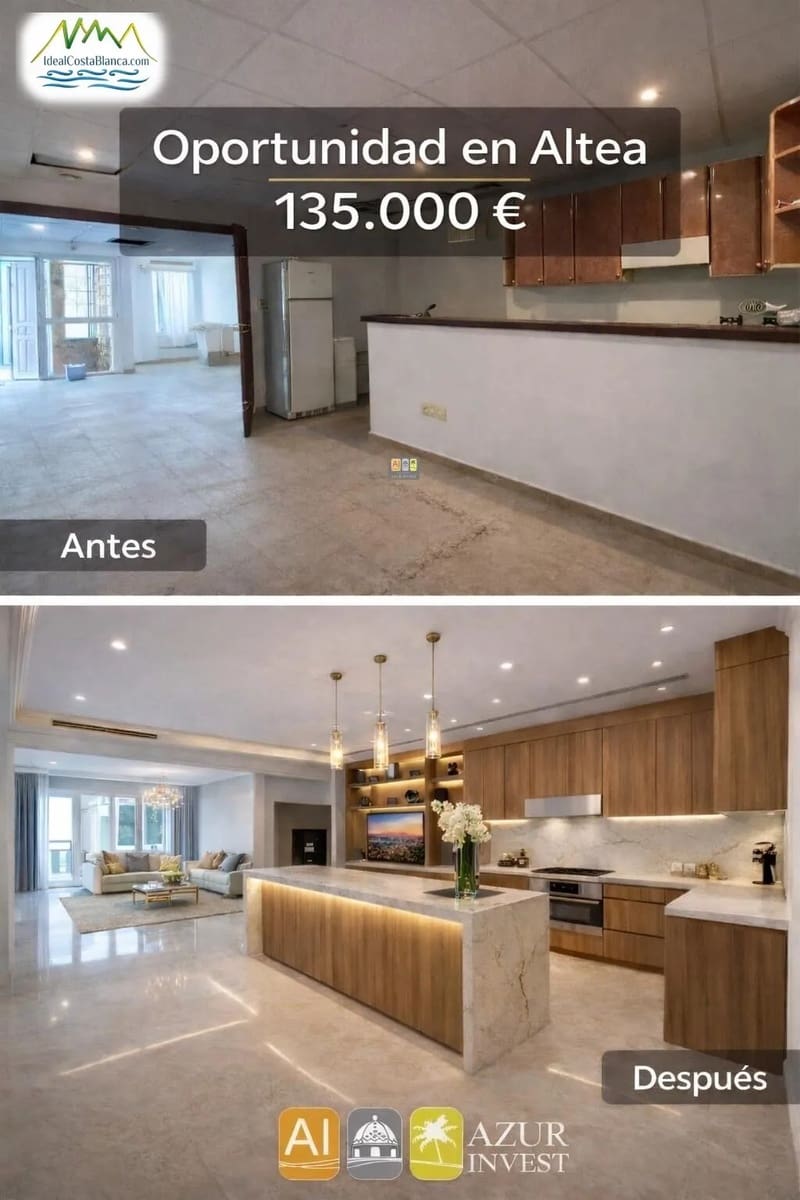 2 makuuhuone Huoneisto myytävänä paikassa Altea - 135 000 € (Ref: 9847986)