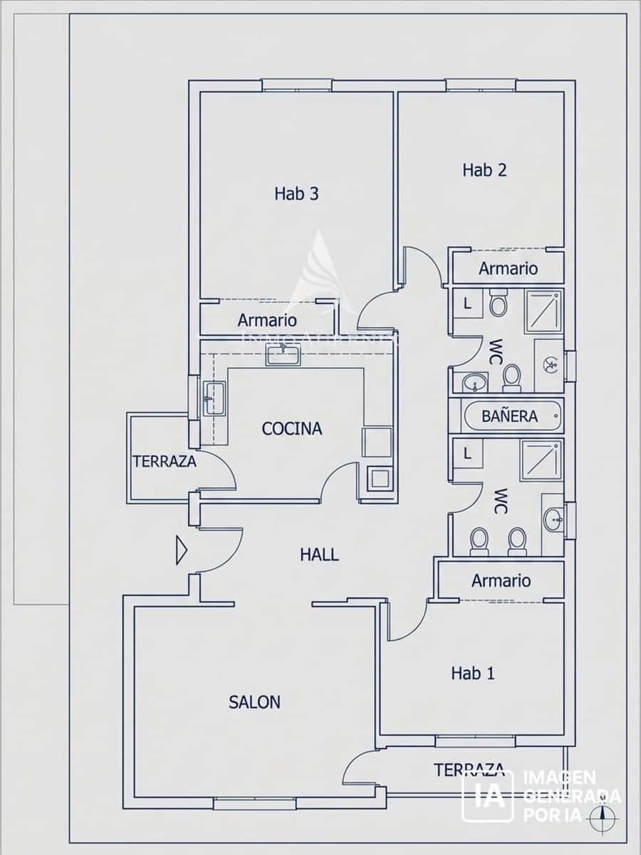 3 soveværelse Lejlighed til salg i Ondara - € 170.000 (Ref: 9937081)