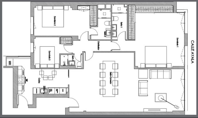 3 slaapkamer Appartement te koop in Recoletos, Madrid stad met garage - € 3.200.000 (Ref: 9879841)