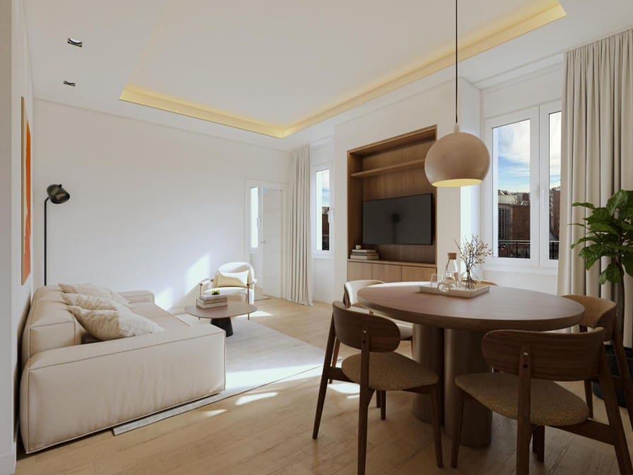 3 soveværelse Lejlighed til salg i Madrid by - € 980.000 (Ref: 9879993)