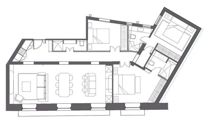 3 soveværelse Lejlighed til salg i Madrid by - € 2.600.000 (Ref: 9880239)