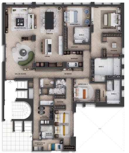 5 bedroom Apartment for sale in Madrid city with garage - € 5,709,000 (Ref: 9880284)