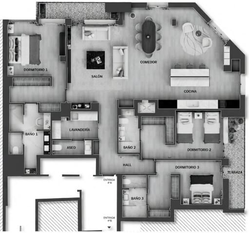 3 soverom Leilighet til salgs i Goya, Madrid by - € 3 059 000 (Ref: 9882213)