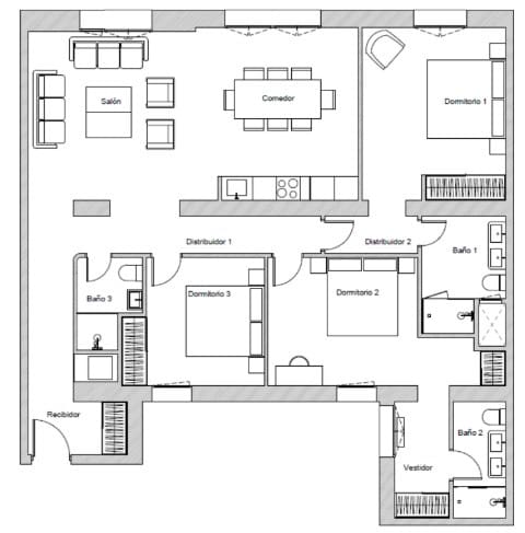 3 bedroom Apartment for sale in Madrid city - € 2,820,000 (Ref: 9937189)