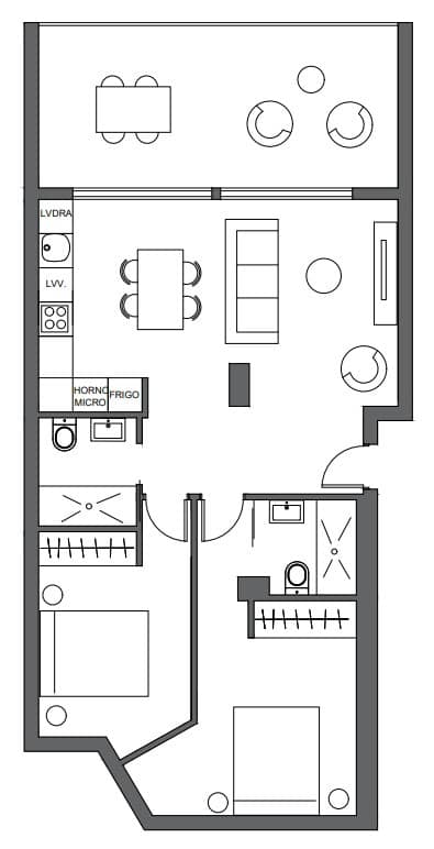 2 soveværelse Penthouse til salg i Madrid by med swimmingpool garage - € 985.000 (Ref: 9973891)
