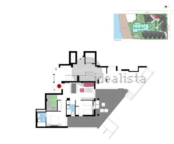 2 soveværelse Lejlighed til salg i Dénia med swimmingpool - € 355.000 (Ref: 10175298)