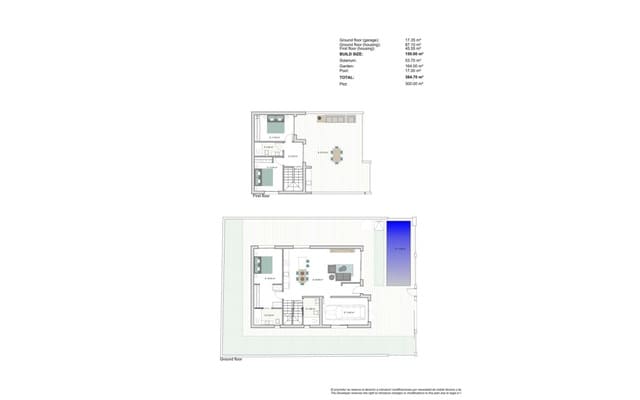 3 bedroom Villa for sale in Centro, Los Alcázares with pool garage - € 590,000 (Ref: 9968408)
