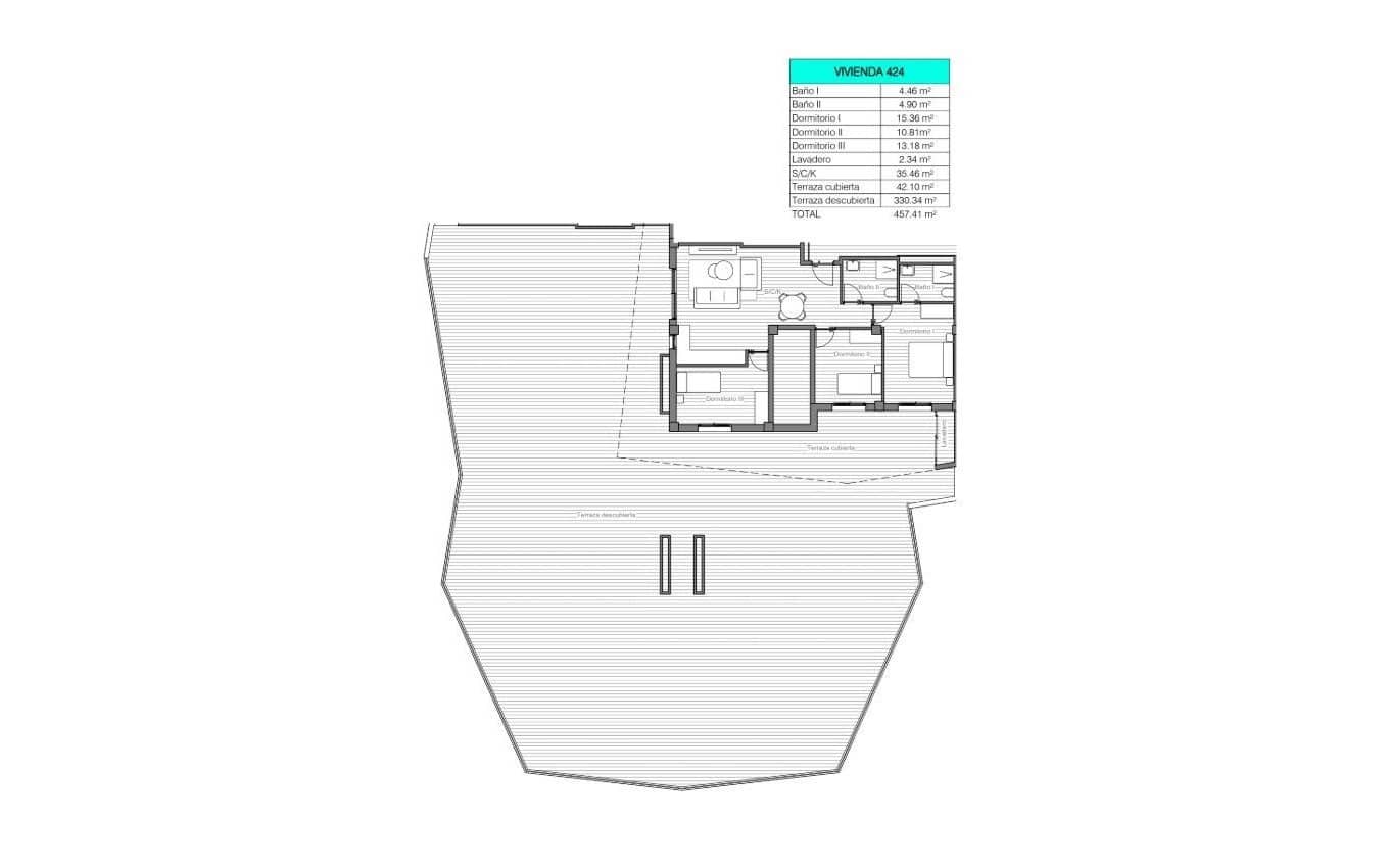 3 soveværelse Lejlighed til salg i San Miguel de Salinas med swimmingpool garage - € 399.900 (Ref: 9968421)