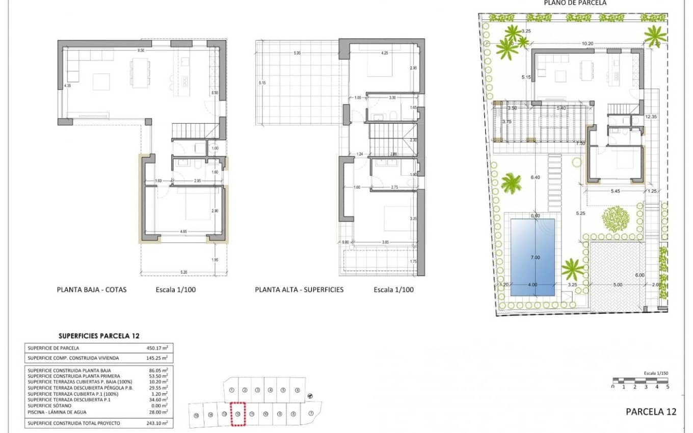 3 sypialnia Willa na sprzedaż w Finestrat z basenem garażem - 1 195 000 € (Ref: 9968424)