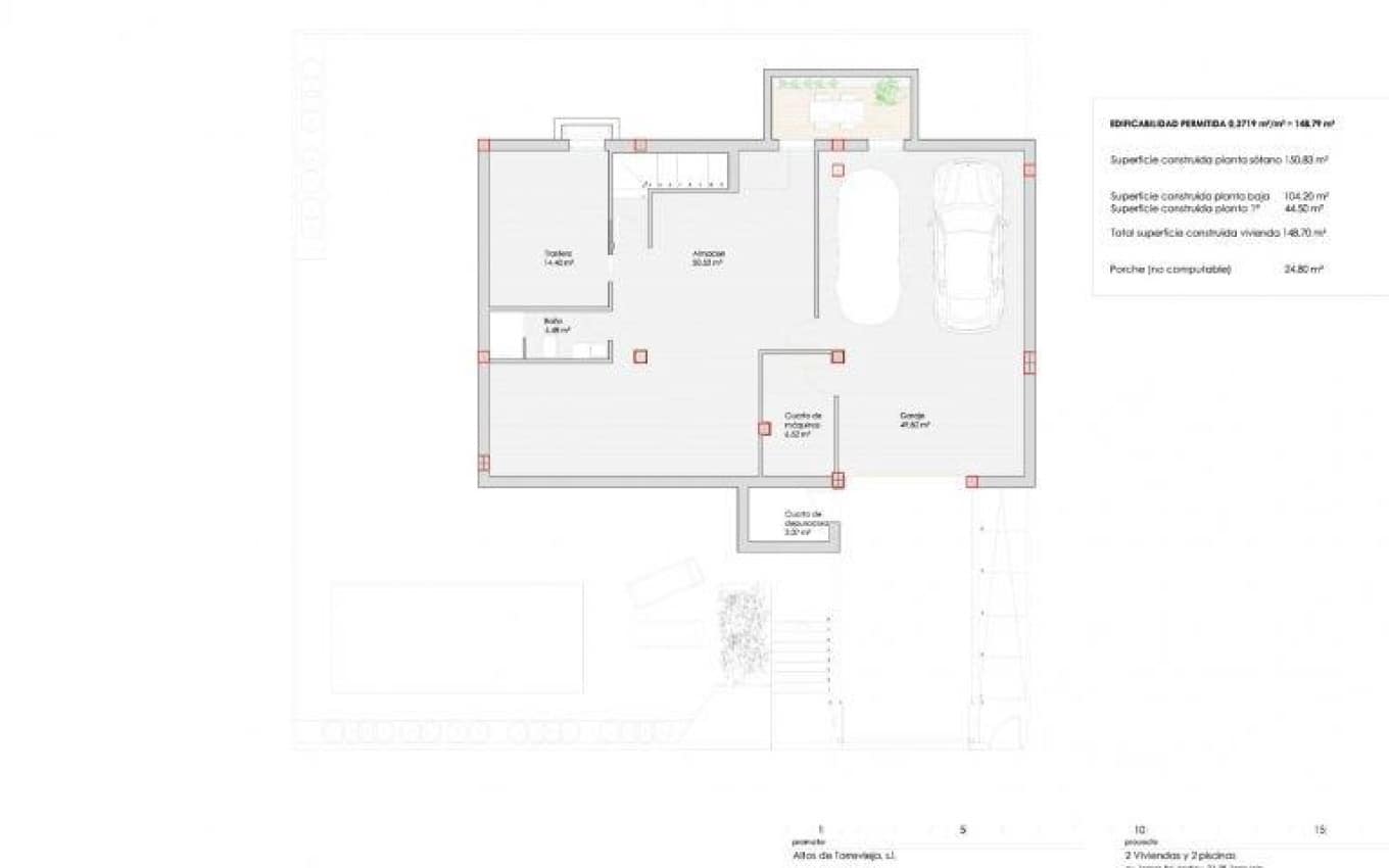 3 sovrum Villa till salu i Los Altos med pool - 750 000 € (Ref: 9968426)