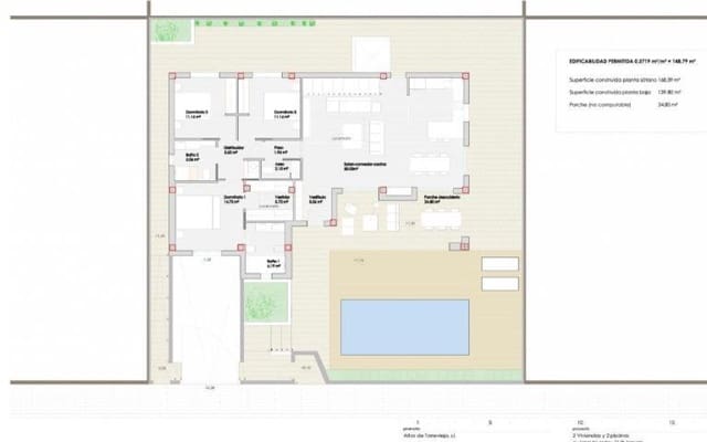 3 quarto Moradia para venda em Los Altos com piscina - 750 000 € (Ref: 9968426)
