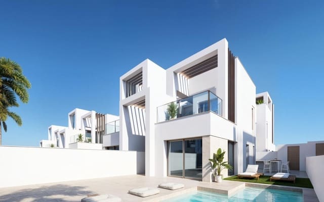3 slaapkamer Halfvrijstaande villa te koop in Las Lomas de Rame - Bahía Bella, Los Alcázares met zwembad garage - € 469.000 (Ref: 9968428)