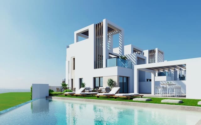 3 slaapkamer Halfvrijstaande villa te koop in Las Lomas de Rame - Bahía Bella, Los Alcázares met zwembad garage - € 469.000 (Ref: 9968428)
