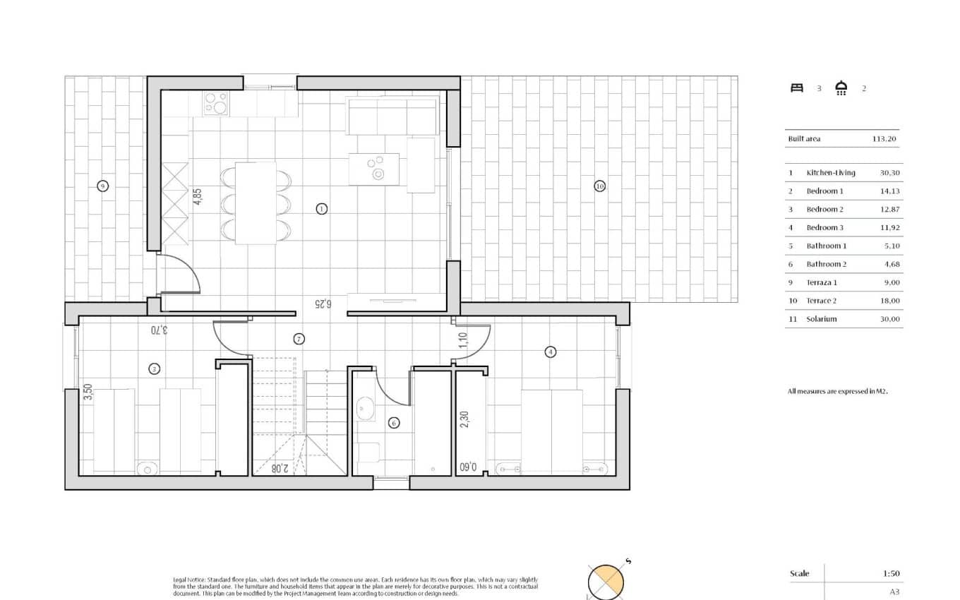 3 soverom Villa til salgs i Algorfa med svømmebasseng garasje - € 489 000 (Ref: 9968430)