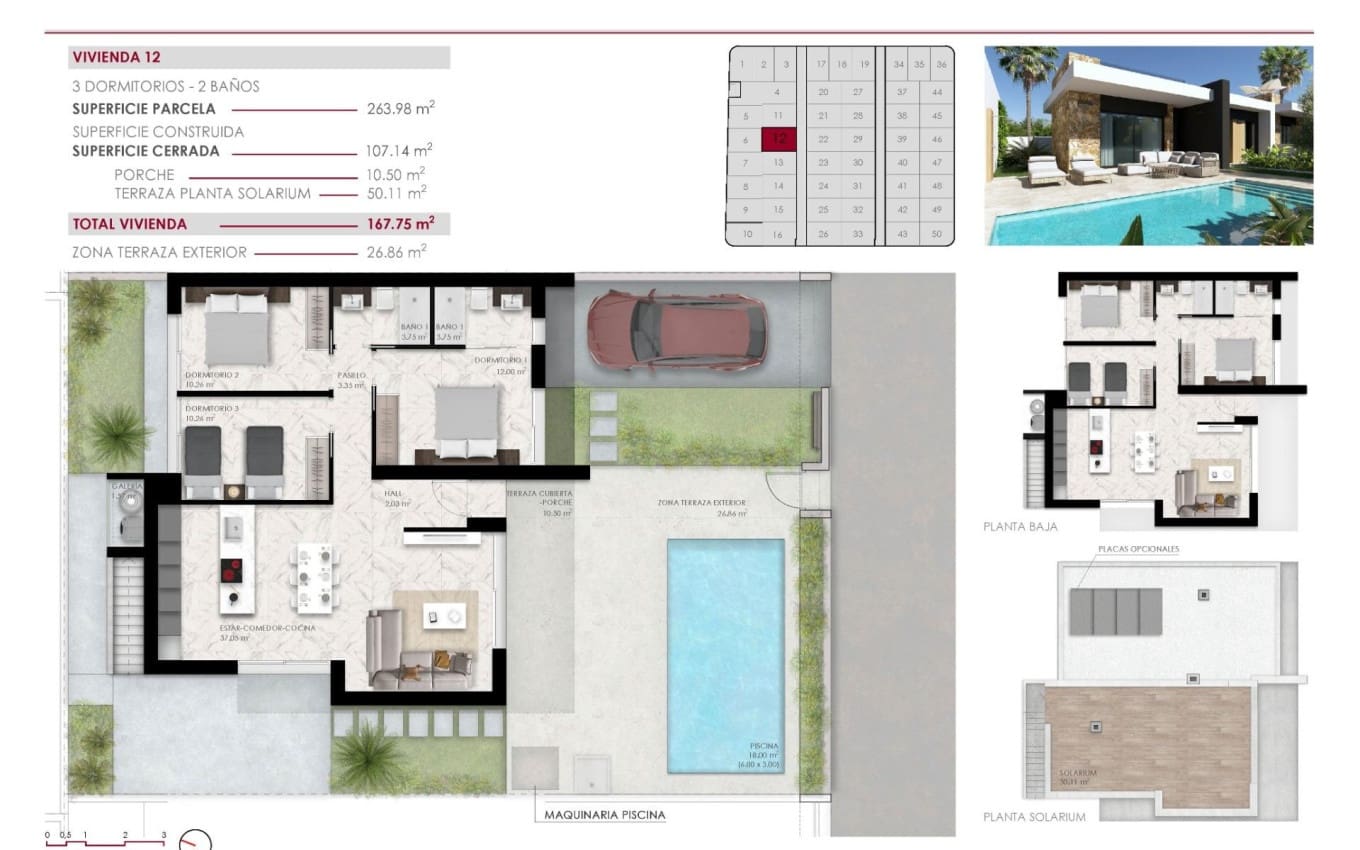 3 slaapkamer Villa te koop in Ciudad Quesada met zwembad garage - € 549.000 (Ref: 9968432)