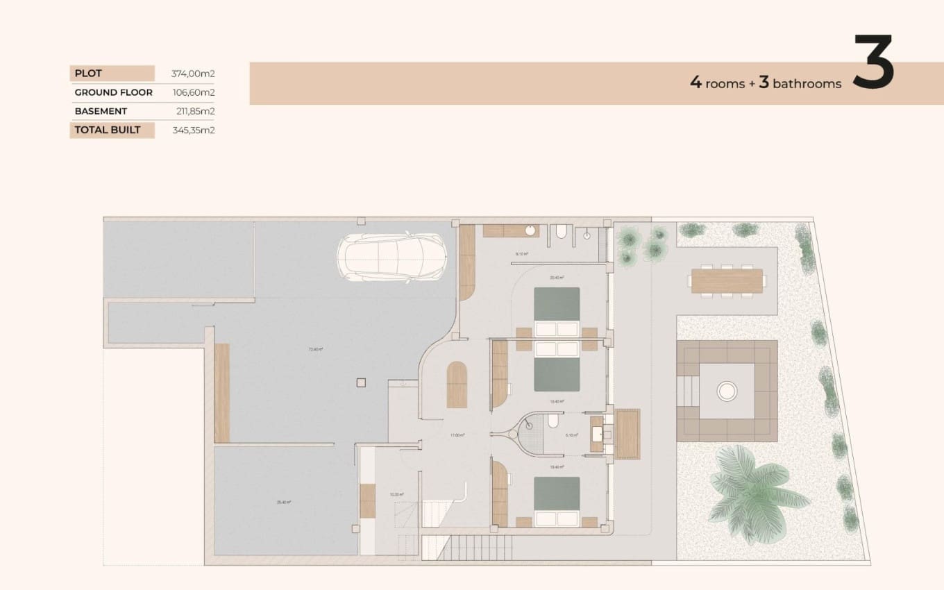 4 sypialnia Willa na sprzedaż w Algorfa z basenem - 840 000 € (Ref: 9968433)