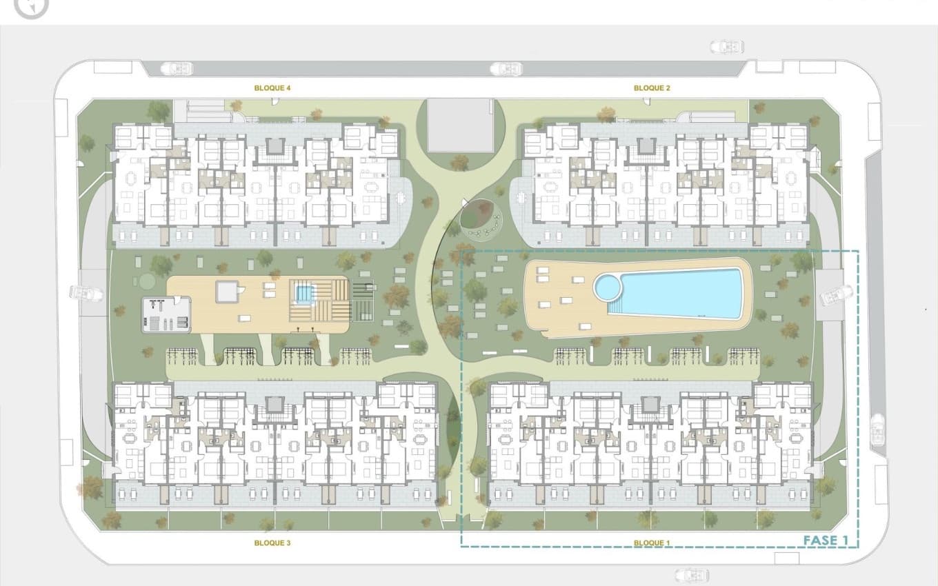 2 sovrum Takvåning till salu i Pilar de la Horadada med pool garage - 299 000 € (Ref: 9968436)