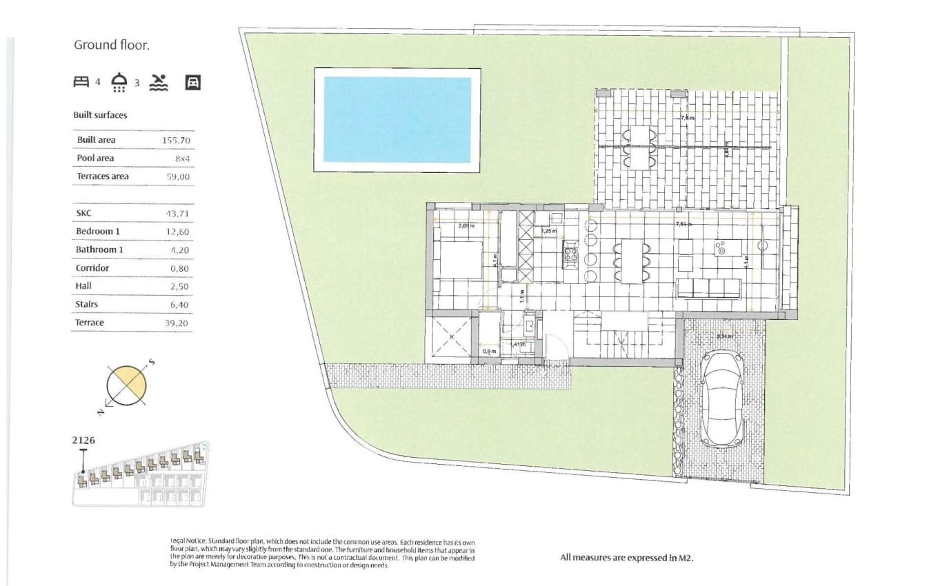 4 slaapkamer Villa te koop in Algorfa met zwembad - € 669.000 (Ref: 9968440)