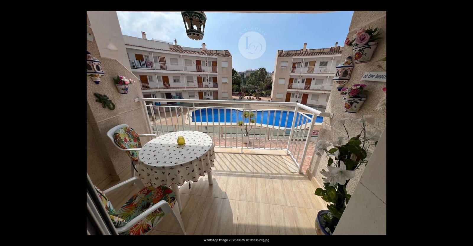 2 soveværelse Lejlighed til leje i Aguilas med swimmingpool - € 650 (Ref: 10097499)