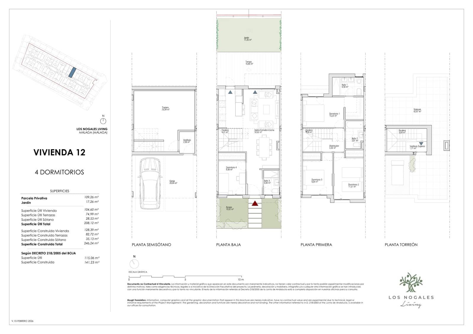 4 sovrum Lägenhet till salu i Churriana med pool garage - 455 000 € (Ref: 9877759)