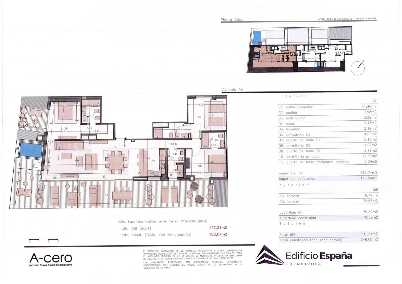 3 soverom Penthouse til salgs i Fuengirola med svømmebasseng garasje - € 1 550 000 (Ref: 9877830)