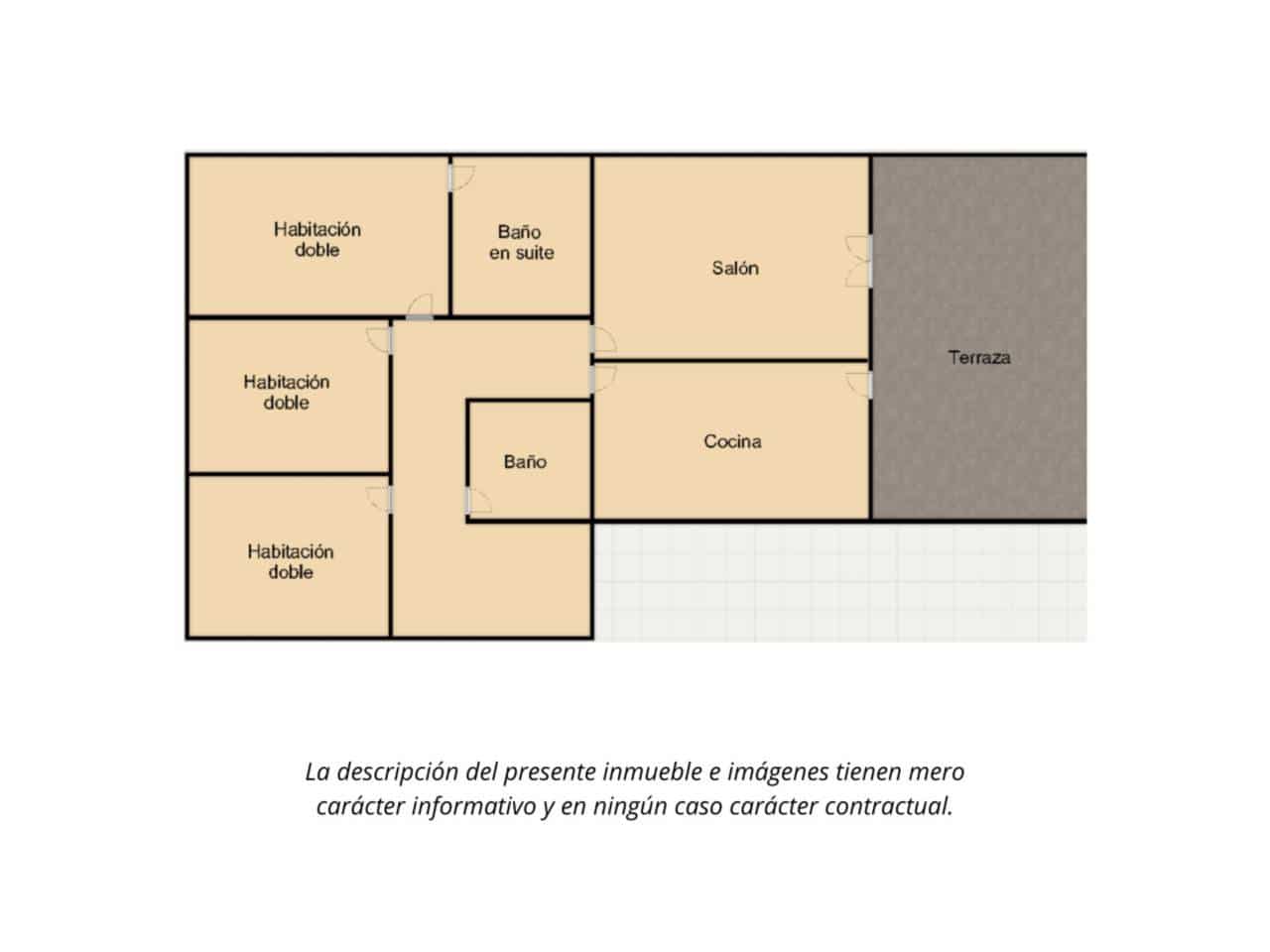 3 soveværelse Lejlighed til salg i Montserrat med garage - € 185.000 (Ref: 9206164)