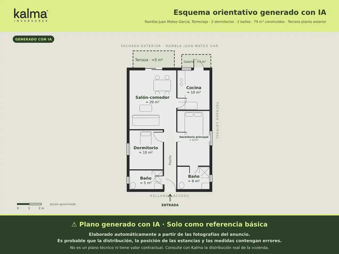 2 camera da letto Appartamento in vendita in Torrevieja con garage - 122.555 € (Rif: 10023185)