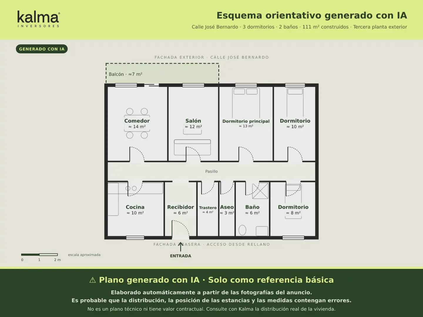 Piso de 3 habitaciones en Langreo en venta - 54.456 € (Ref: 10041914)