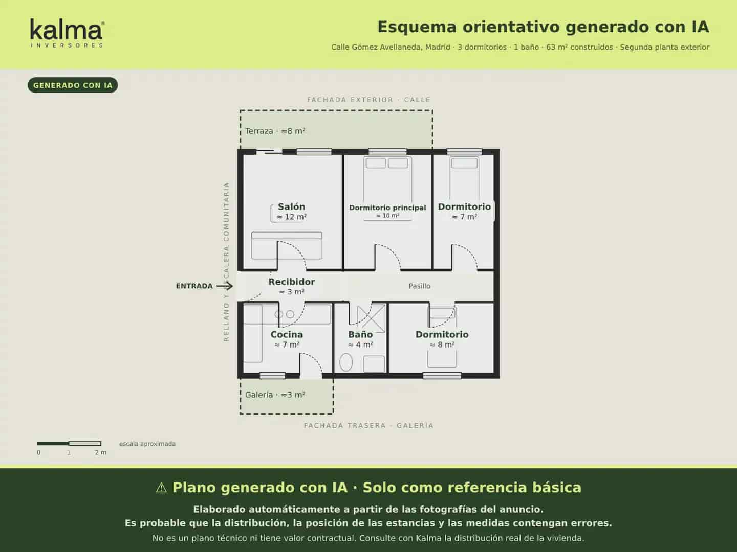 3 sypialnia Mieszkanie na sprzedaż w Miasto Madryt - 214 526 € (Ref: 10046093)