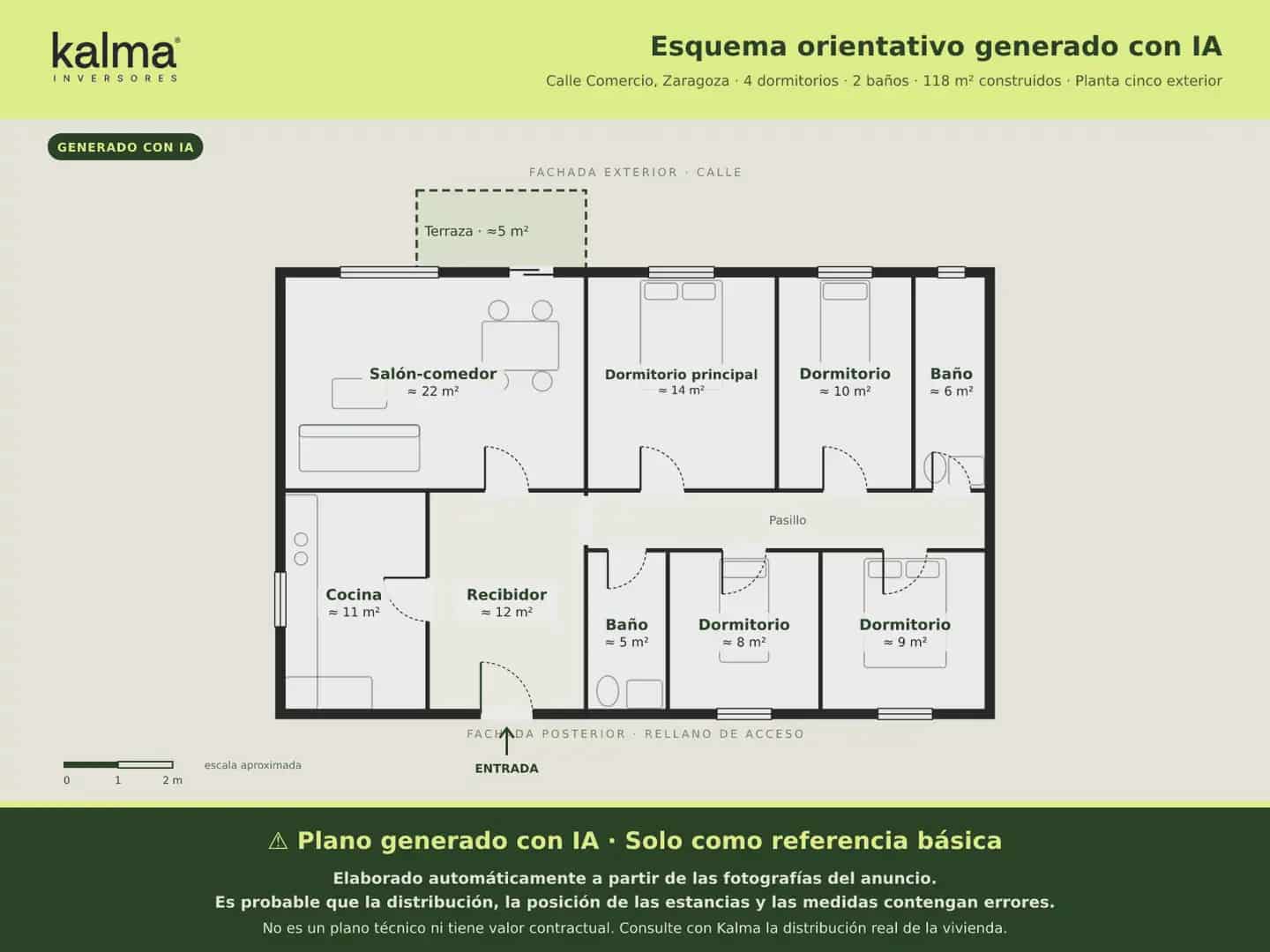 Piso de 4 habitaciones en Zaragoza ciudad en venta con piscina garaje - 256.268 € (Ref: 10054341)